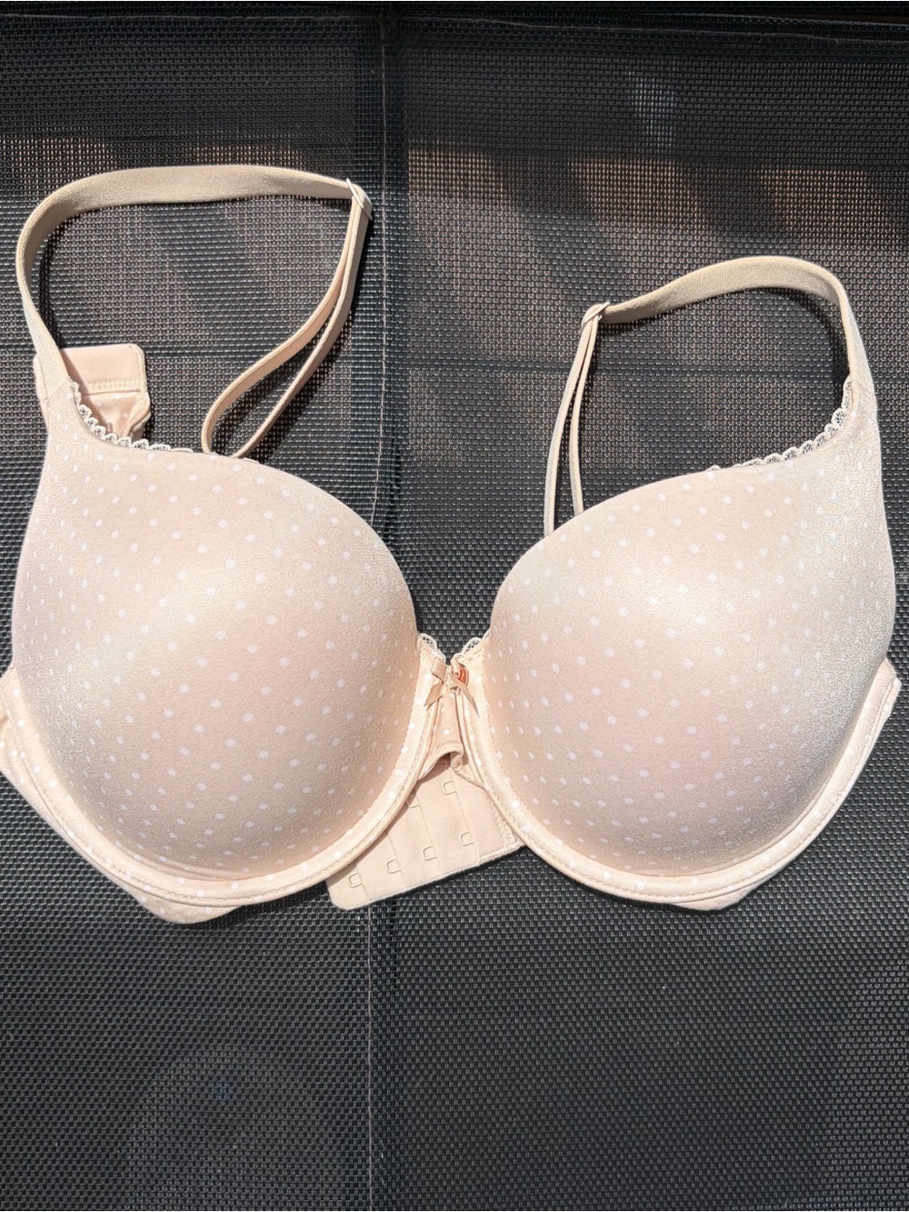 Victoria’s Secret T-Shirt Bra Nude Polka Dot